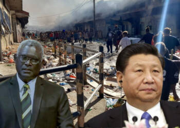The people in the Solomon Islands have decided to throw China and its poodle PM out of power