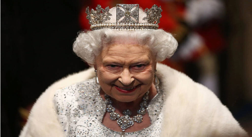 Queen Elizabeth 2 evil smile
