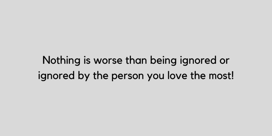 love ignore quotes on grey board
