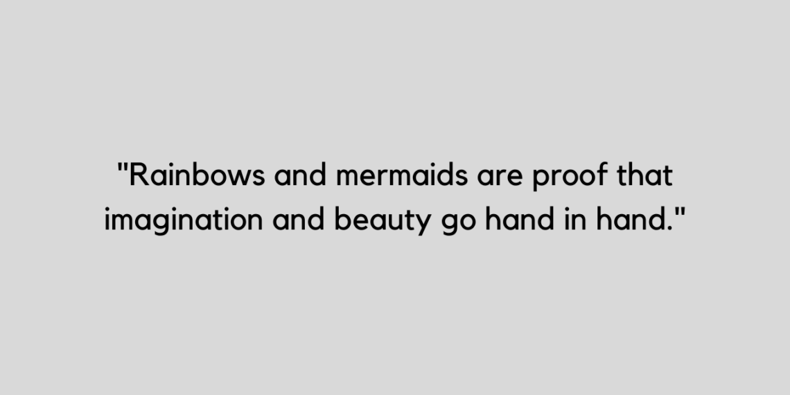 mermaid quotes on grey paper