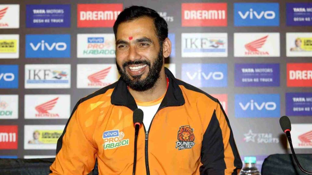 Anup Kumar in a press conference