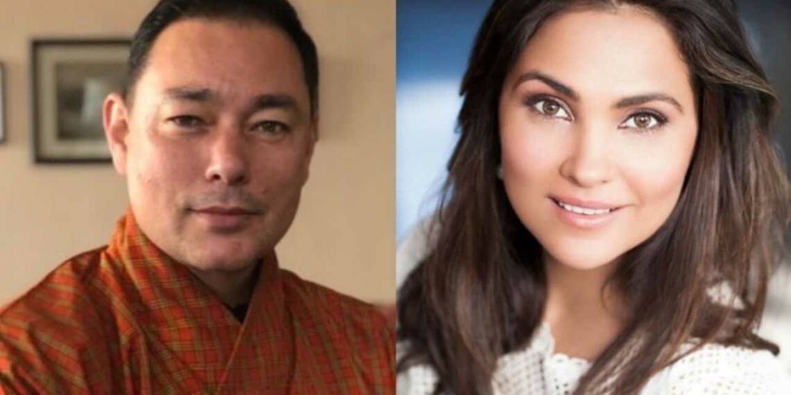 Kelly Dorji with lara dutta