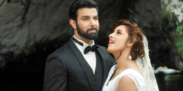 Noor Hassan Rizvi with his wife