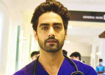 Rohit Purohit in a tv show scene