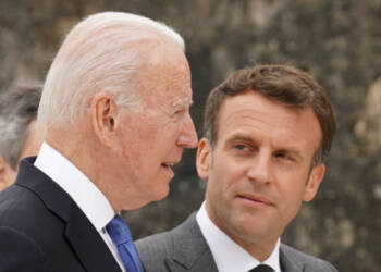 Macron Biden
