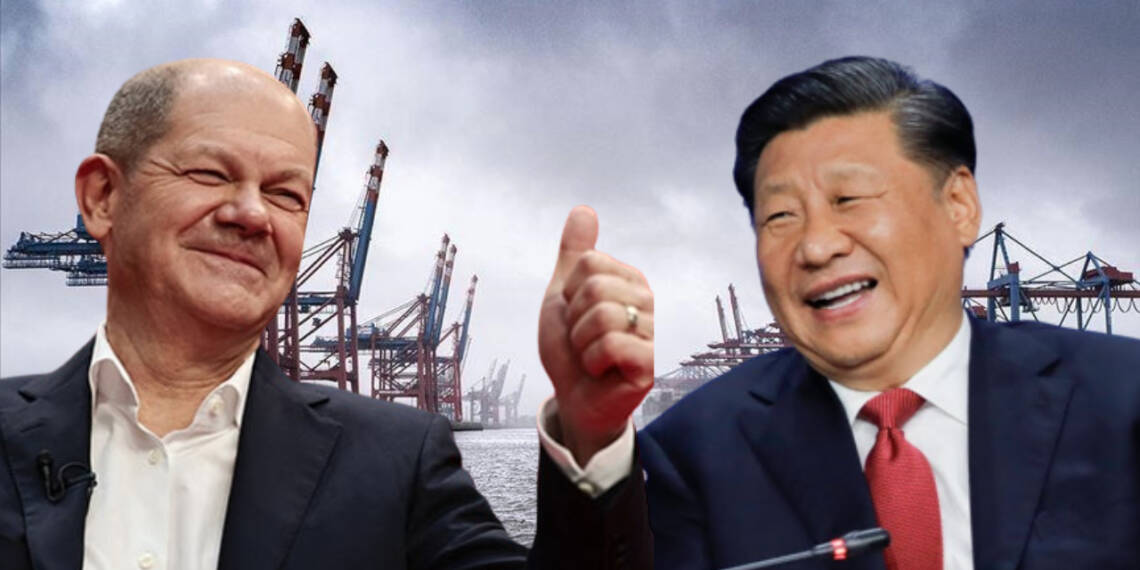 Rajapakse gave Hambantota port to China, just like that and Scholz is doing the same for Hamburg