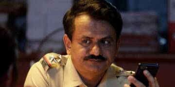 Girish Kulkarni acting as a police officer