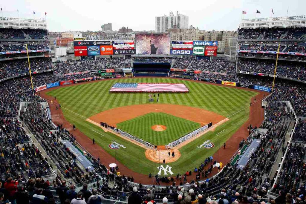 161 st Yankee Stadium drone view