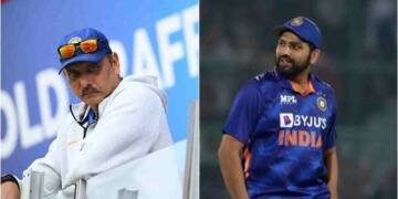 Rohit Sharma playing pull shot