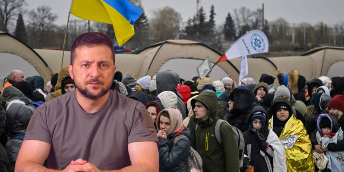 Zelensky bars angry Ukrainians from entering Ukraine to avoid a civil uprising