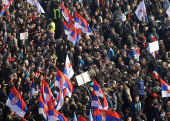 Serbs rise up in arms against NATO