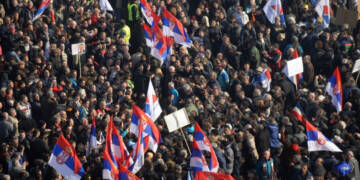 Serbs rise up in arms against NATO