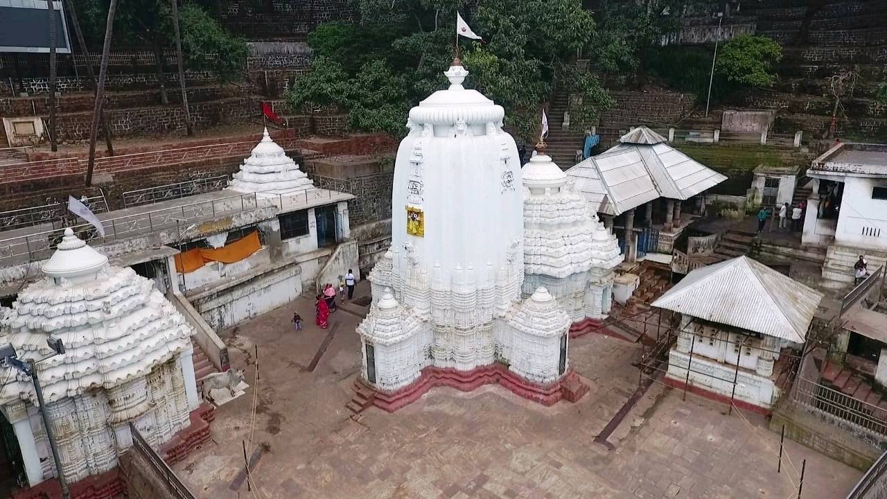 Kapilash Temple drone view