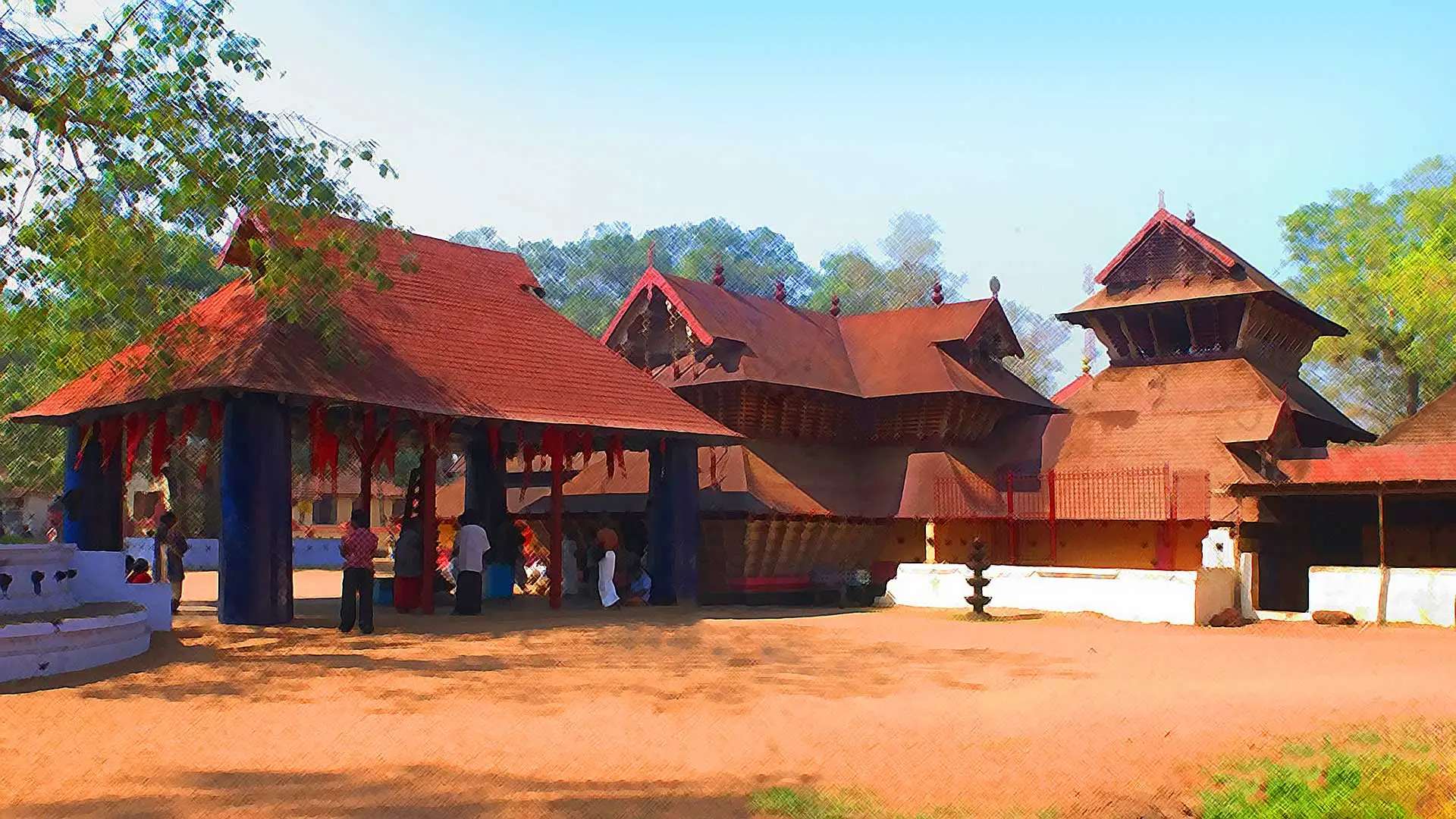 Kodungallur Bhagavathy Temple entrance 