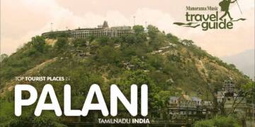 Palani Temple Hill view