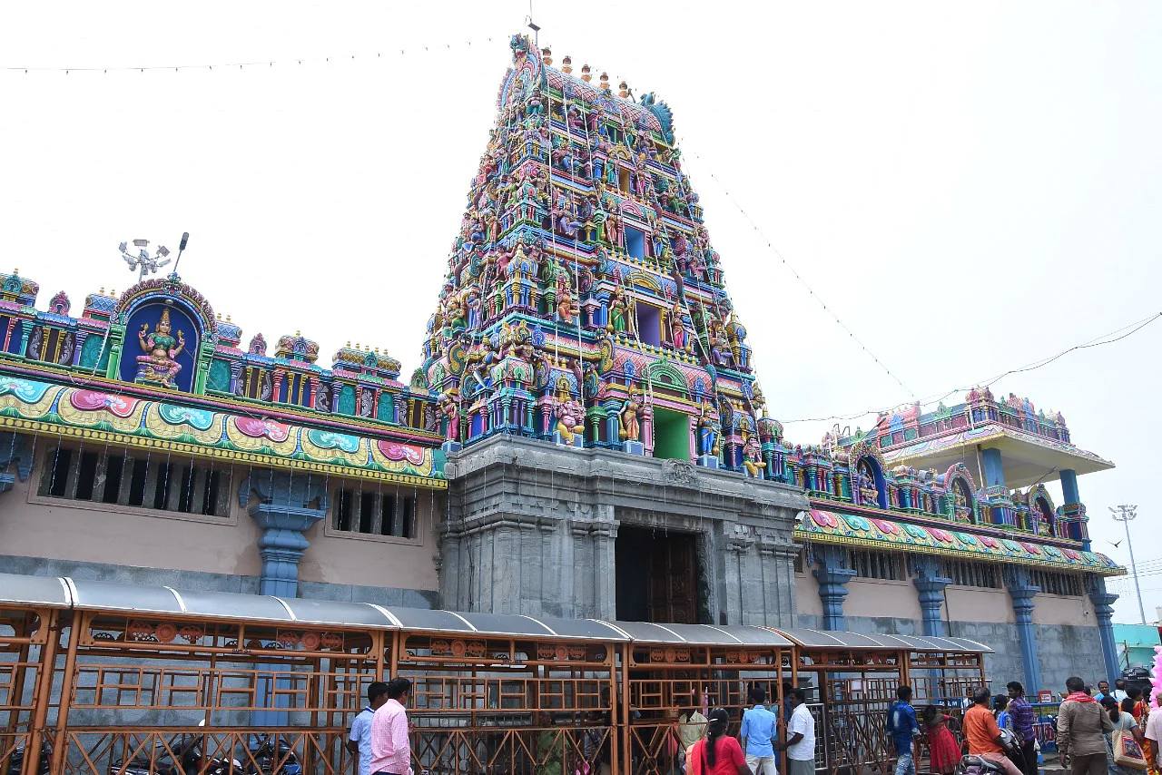 Samayapuram Mariamman Temple Entry gate 