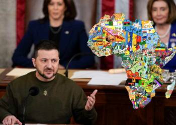 Zelensky sets his parasitic eyes on Africa