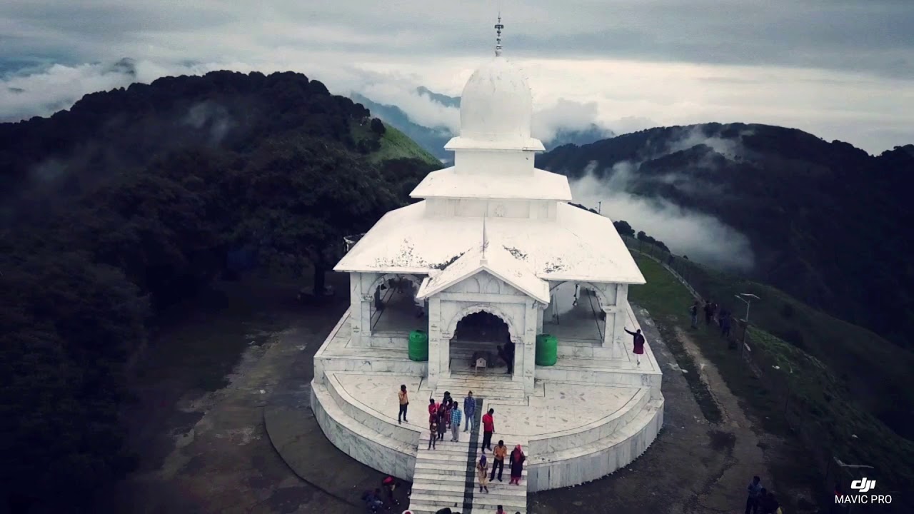Bhadraj Temple drone image