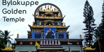 Tibetan Monastery Kushalnagar Entrance