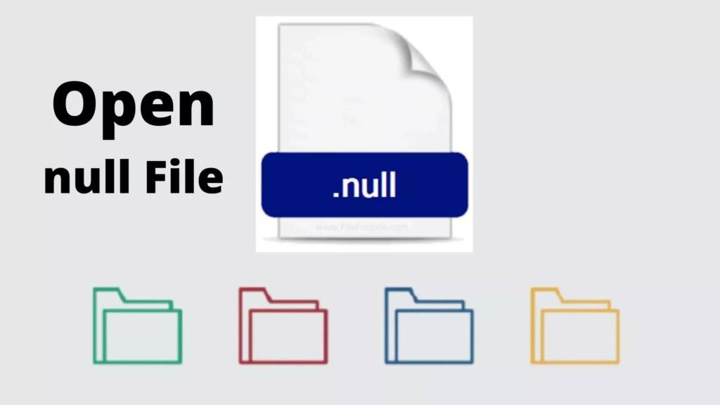 Open null file