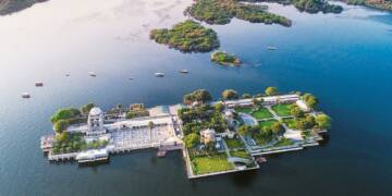 Jag Mandir Drone view