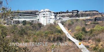 Jivdani temple virar hill view