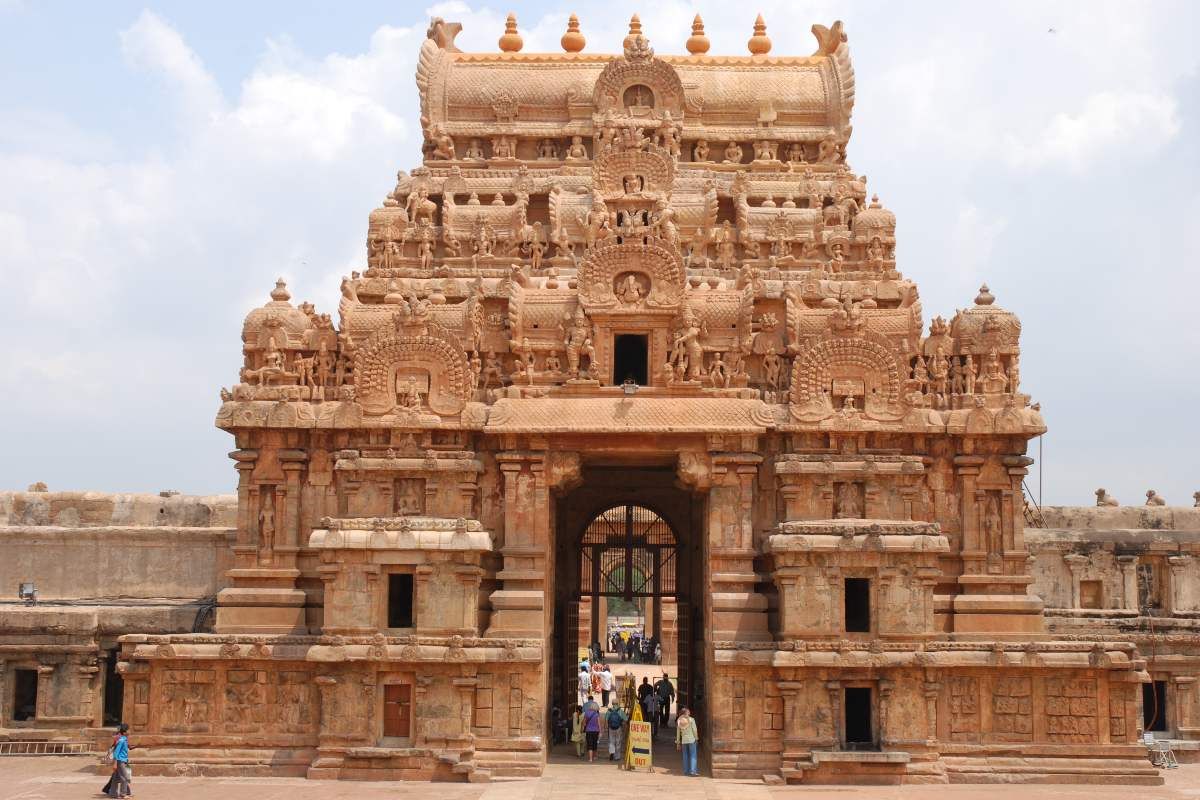 Rajarajeshwara Temple entry gate 