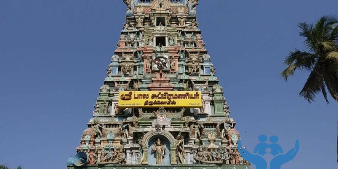 Siruvapuri Shri Balasubramaniaswamy Temple Tower