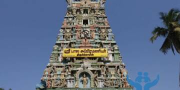 Siruvapuri Shri Balasubramaniaswamy Temple Tower