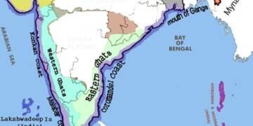 western Ghats and eastern Ghats