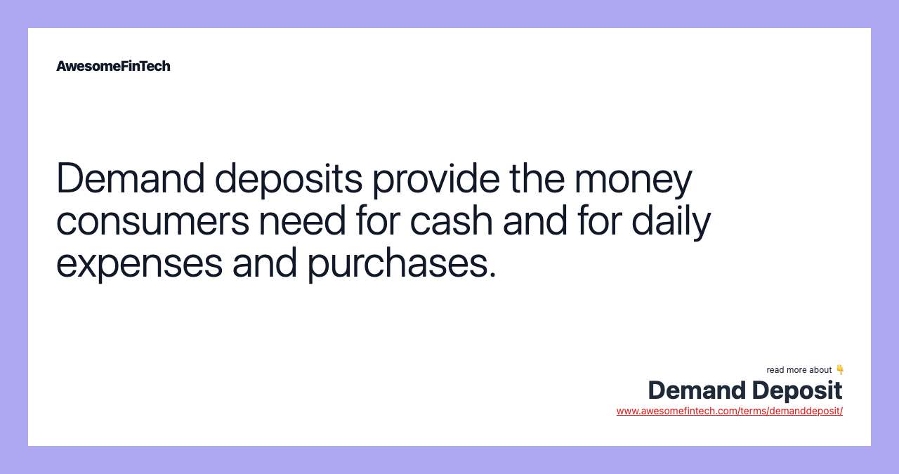 Why Are Demand Deposits Considered As Money 5 Reasons