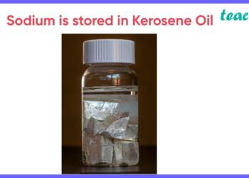 Why is sodium kept immersed in kerosene oil?
