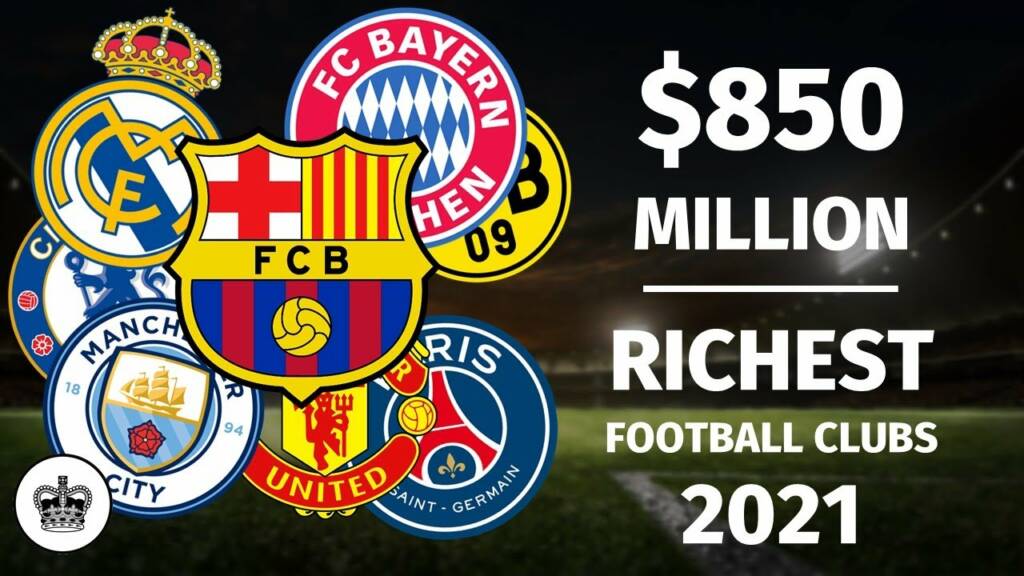 10 richest football clubs in the World with total valuation