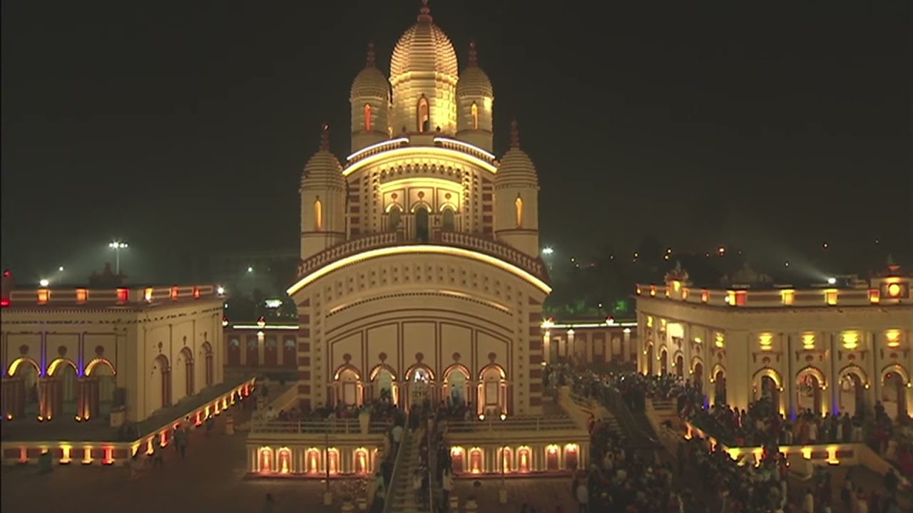 Dakshineswar Kali Mandir Kolkata Night view 
