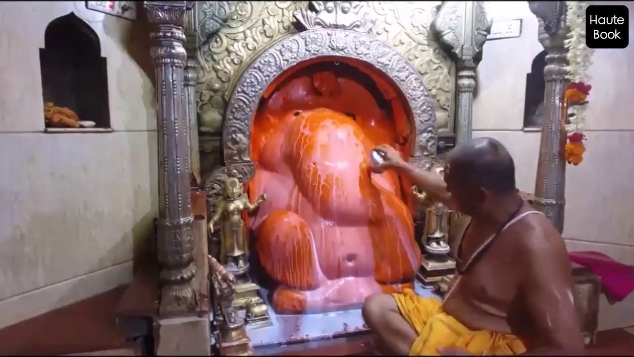 Mayureshwar Ganpati Mandir Morgaon IDOL darshan 