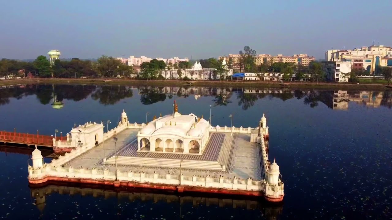 Pawapuri Jal Mandir drone view