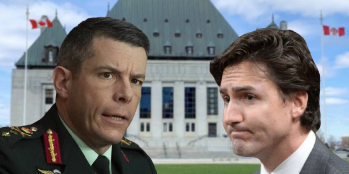 Canada’s top Military Gen. sues Trudeau and Co. for $6M