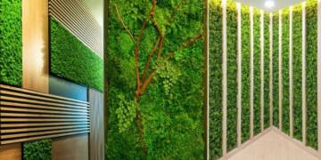 Artificial grass wall design ideas thumbnail
