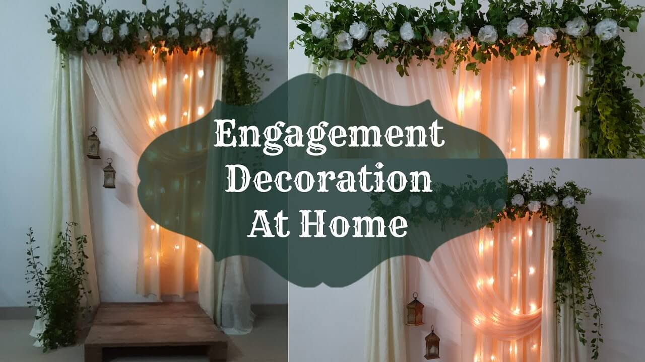 Simple and Theme Based Engagement Decoration Ideas