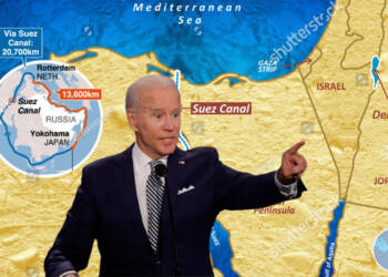 With its Suez Canal misadventure Biden is bringing the world close to WW III   