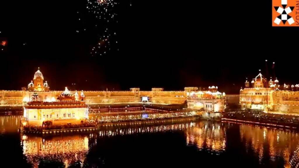 Golden Temple Amritsar diwali celebration