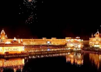 Golden Temple Amritsar diwali celebration