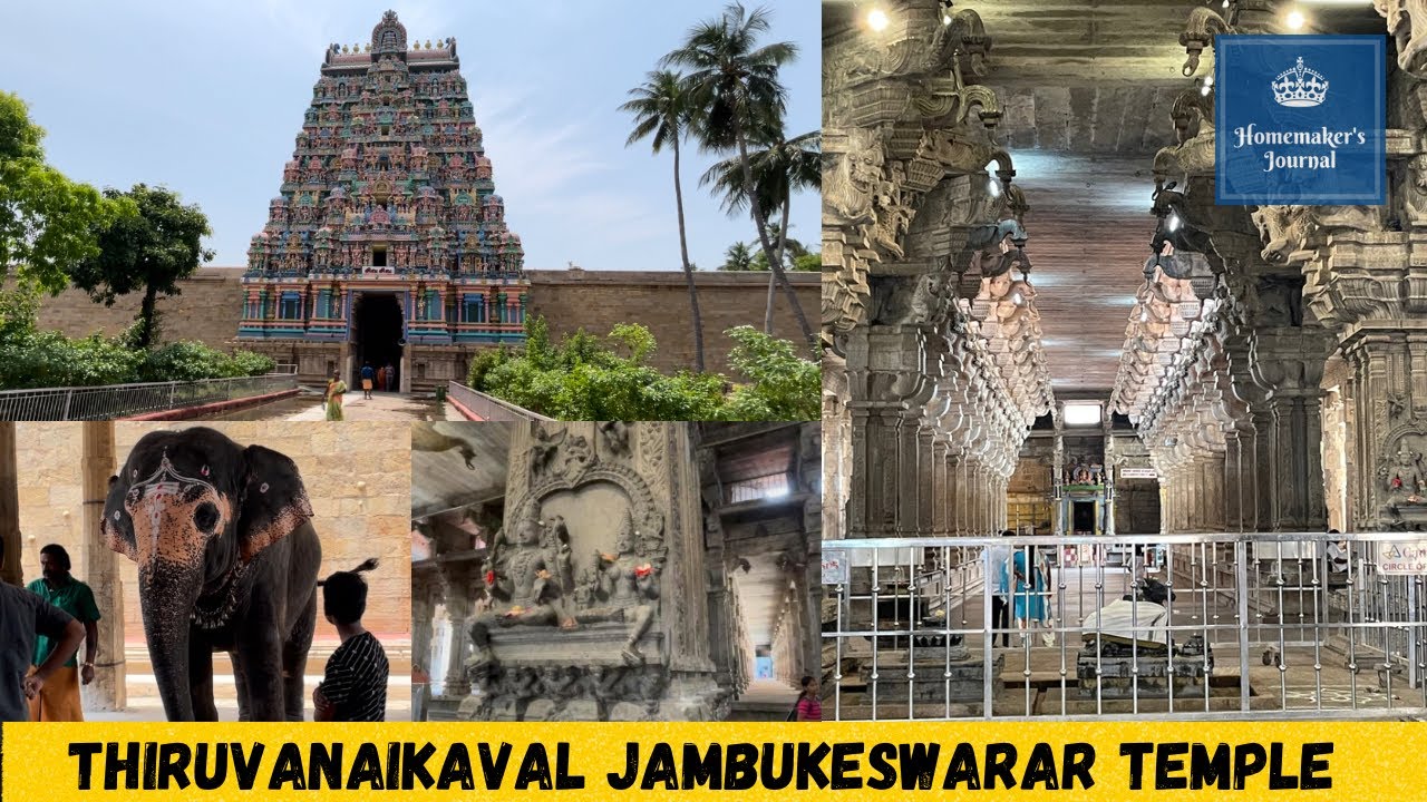 Jambukeswarar Temple art work 
