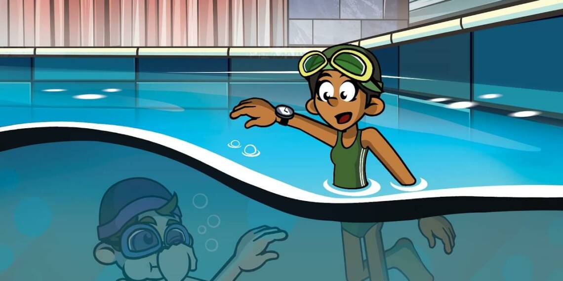 10 Golden rules for swimming poster