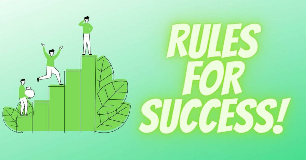 10 Golden rules to follow for success in your career poster
