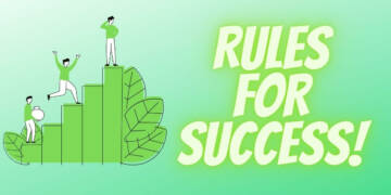 10 Golden rules to follow for success in your career poster
