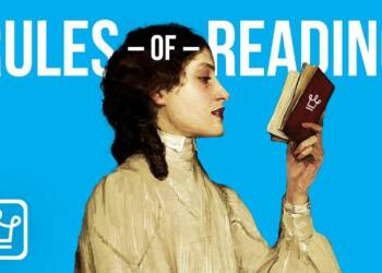 10 Rules of Reading a book poster