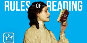 10 Rules of Reading a book poster