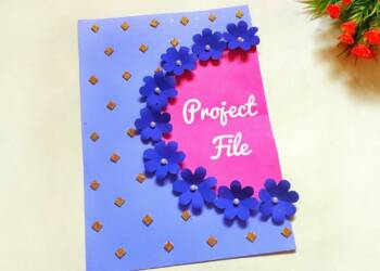Attractive Handmade File Cover Decoration Ideas