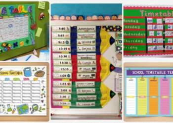 creative Time Table Ideas